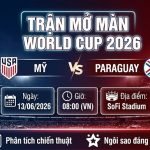 Nhận định bóng đá trận đấu giữa đội tuyển Mỹ và đội tuyển Paraguay.
