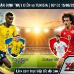 Nhận định bóng đá Thụy Điển vs Tunisia lúc 09h00 ngày 15/06/2026 tại bảng F World Cup 2026 - Phân tích trận đấu chi tiết cùng chuyên gia Xoilac TV.
